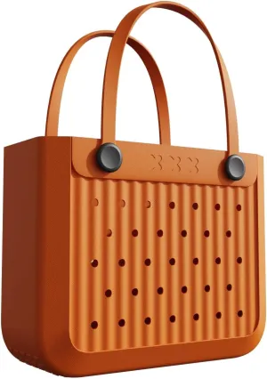 Rubber Beach Bag EVA Lightweight Waterproof Outdoor Tote Bag Washable Open Handbag for Beach Boat Pool Work Sports Gym Travel