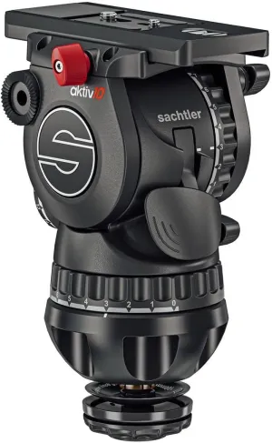 Sachtler aktiv10T 100mm Touch & Go Fluid Head with SpeedLevel and SpeedSwap Technology