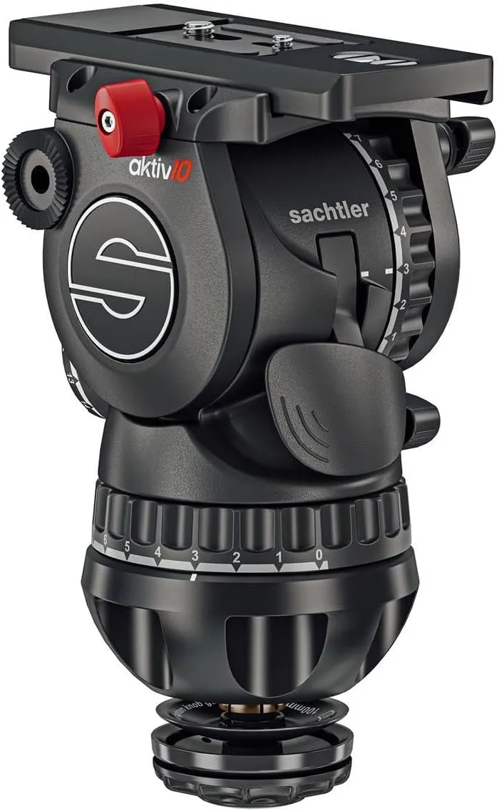 Sachtler aktiv10T 100mm Touch & Go Fluid Head with SpeedLevel and SpeedSwap Technology