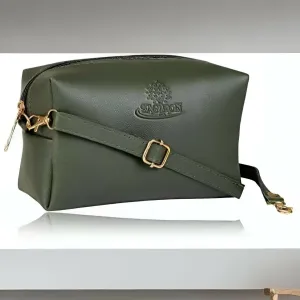 SAGIRON Dark Green Women Sling Bag