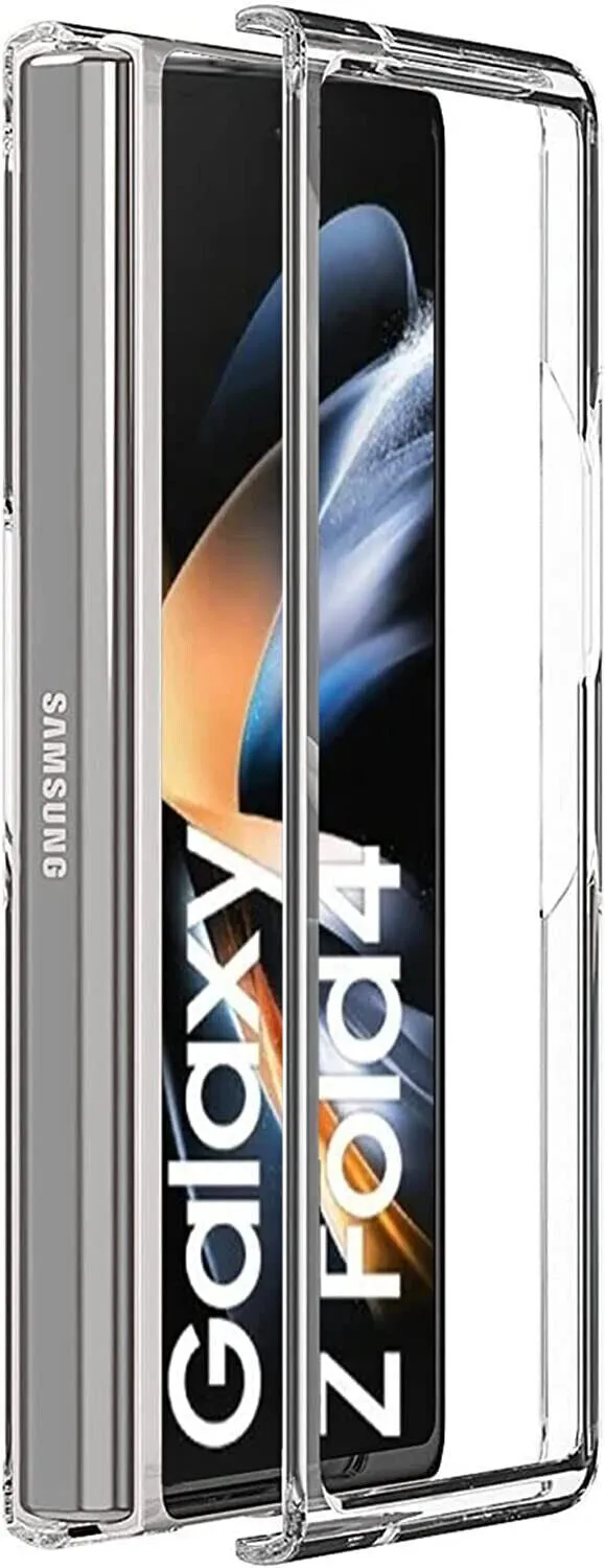 Samsung Galaxy Z Fold 4 Case Clear  Gel Hard Cover & Camera  Protector