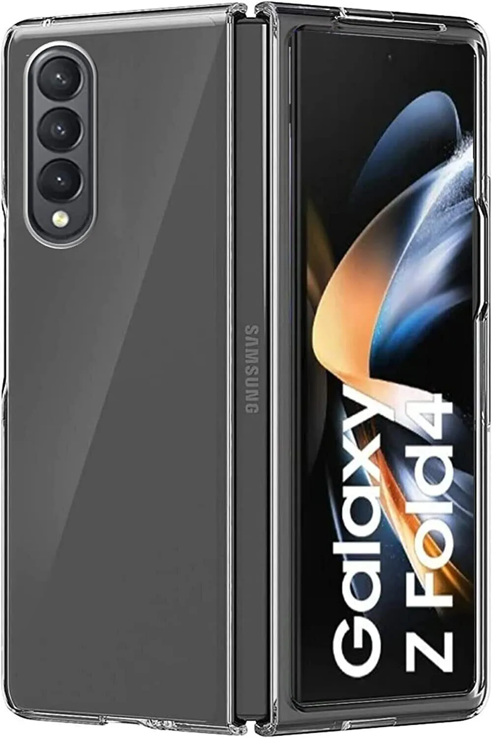 Samsung Galaxy Z Fold 4 Case Clear  Gel Hard Cover & Camera  Protector