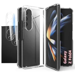 Samsung Galaxy Z Fold 4 Case Clear  Gel Hard Cover & Camera  Protector