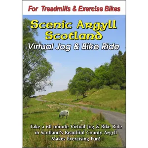 Scenic Argyll Scotland Virtual Jog & Bike Ride Scenery DVD