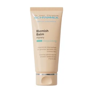 Schrammek Blemish Balm Honey (1.4 fl oz) - Covering Care for Irritated, Reddened & Impure Skin - BB Cream - Tinted Face Moisturizer - Skin Care - Dr