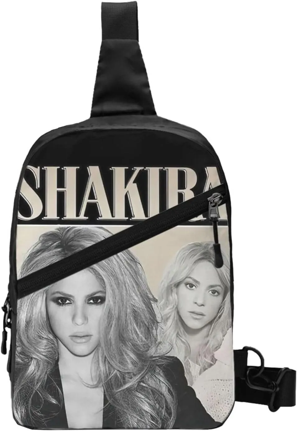 Shakiras Crossbody Bag Sling Handbag Adjustable Shoulder Bag Hiking Daypack Comfortable Chest Package Foldable Multipurpose Daypack for Shopping