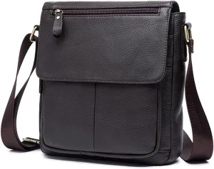 Shoulder Bag For Men Crossbody Top Layer Casual Bag Cover Type Shoulder Bag For Men