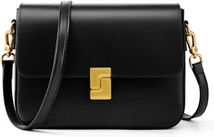 Shoulder Bags for Women, Genuine Leather Crossbody Purses Vintage Handbags-Adjustable Strap Designer Bags