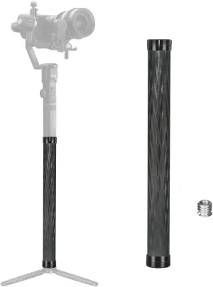 SIOTI Tripod Carbon Fiber Extension Arm, Monopod Extension Tube, 36mm Diameter, Compatiable with Tripod or Monopod, Works with Camera or Gimbal
