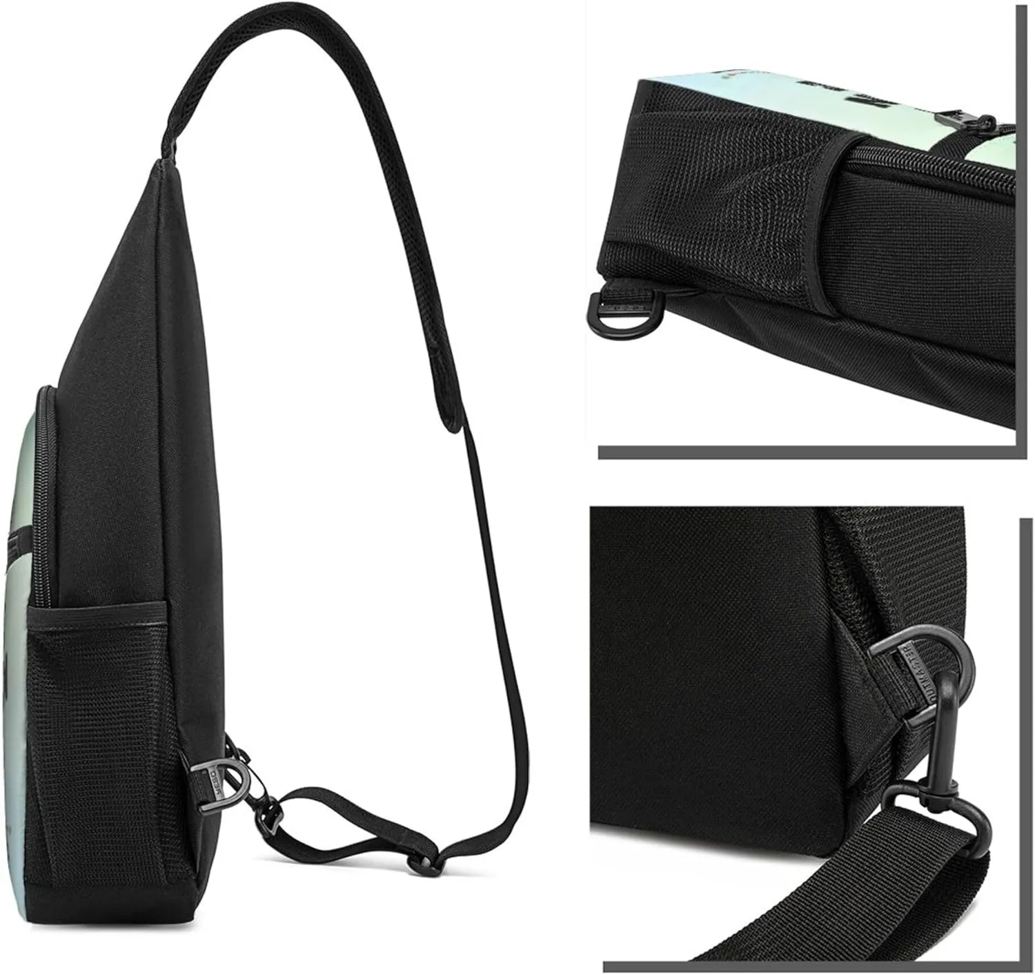 Sling Bag Custom Bag For Men Personalized Crossbody Bags for Men Women Customize Image Logo Text Sling Shoulder Backpack