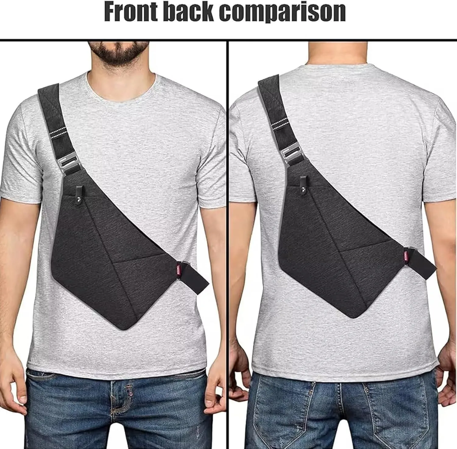 Sling Bag for Men, Crossbody Bag Shoulder Bag for Men Anti-theft Bag for Travel Casual