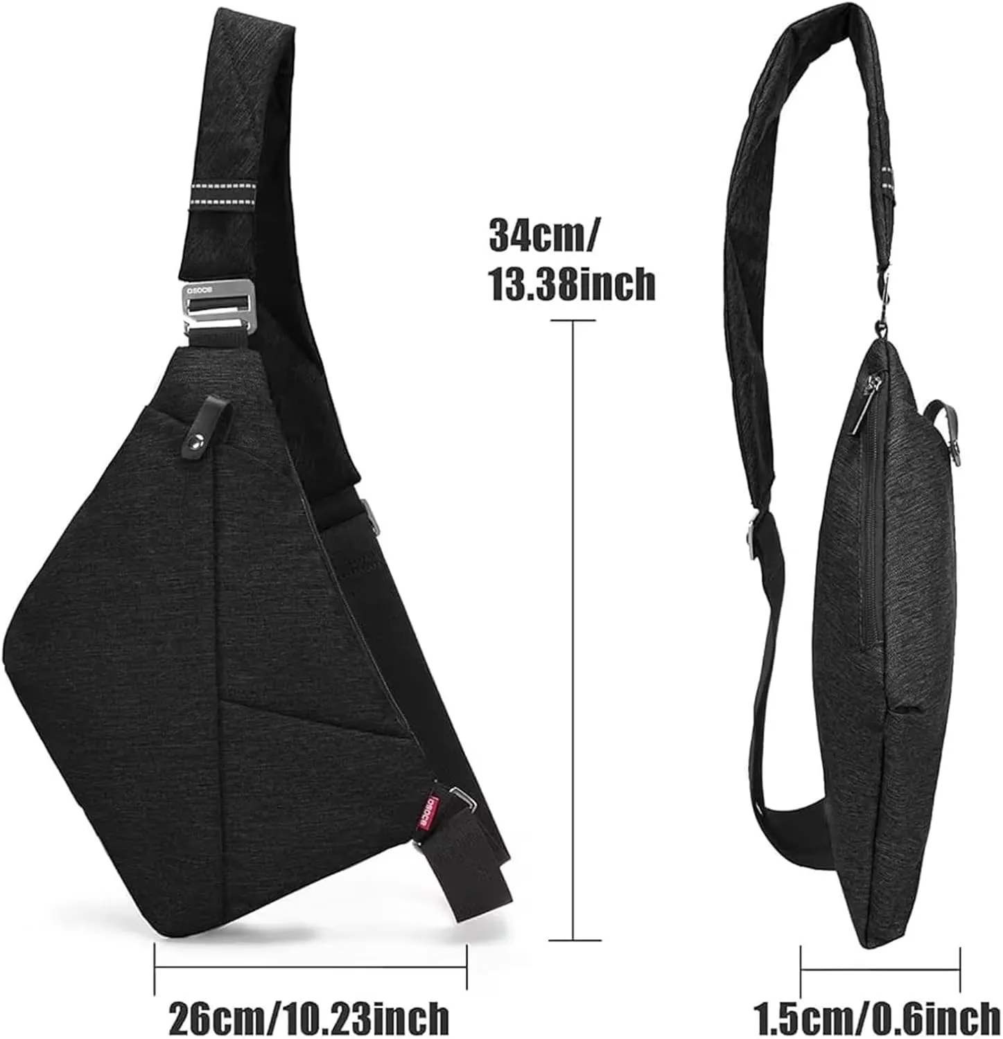 Sling Bag for Men, Crossbody Bag Shoulder Bag for Men Anti-theft Bag for Travel Casual