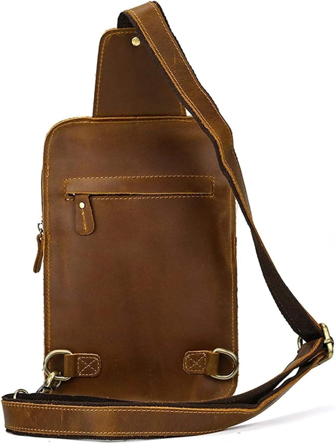 Sling Bag Vintage Chest Bag Hiking Cycling Daypack Crossbody Bag Multipurpose Chest Shoulder Bag Chest Pack Crossbody