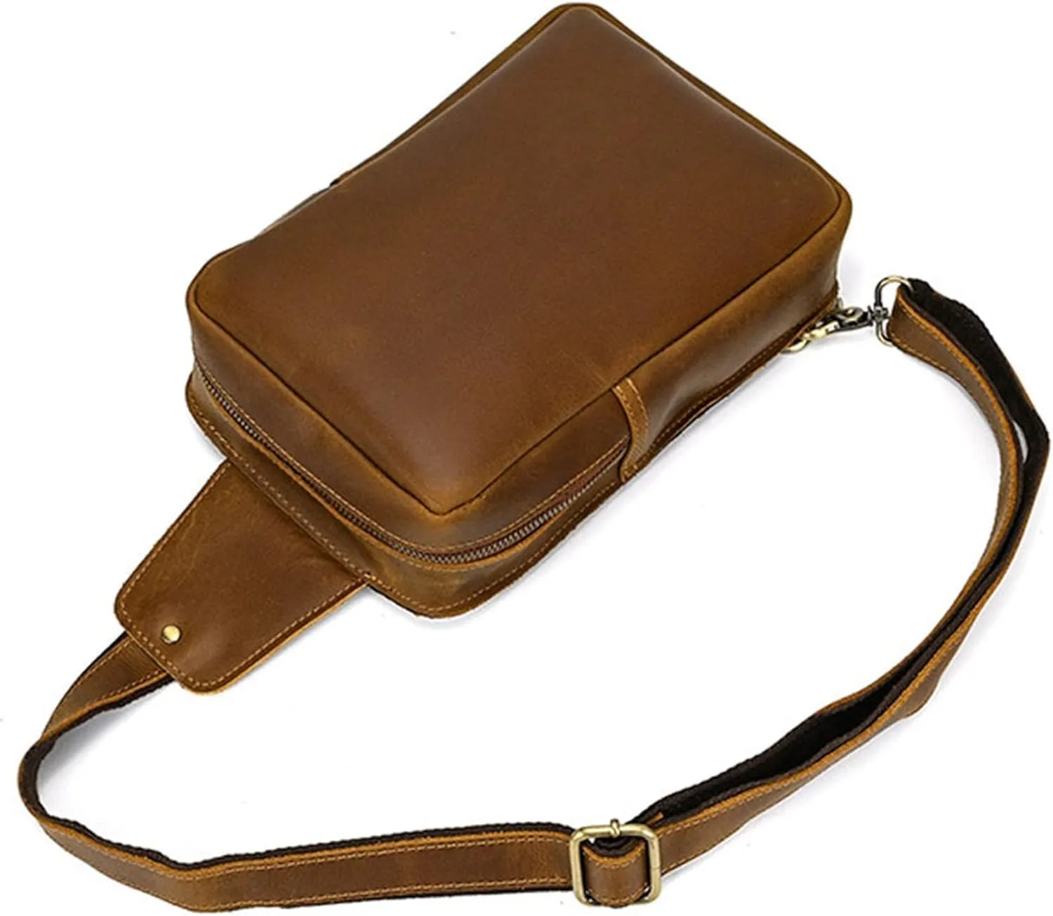 Sling Bag Vintage Chest Bag Hiking Cycling Daypack Crossbody Bag Multipurpose Chest Shoulder Bag Chest Pack Crossbody