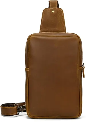 Sling Bag Vintage Chest Bag Hiking Cycling Daypack Crossbody Bag Multipurpose Chest Shoulder Bag Chest Pack Crossbody