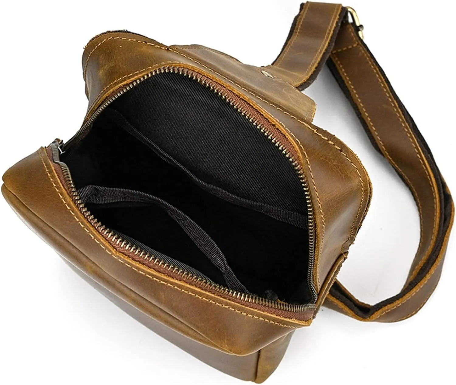 Sling Bag Vintage Chest Bag Hiking Cycling Daypack Crossbody Bag Multipurpose Chest Shoulder Bag Chest Pack Crossbody