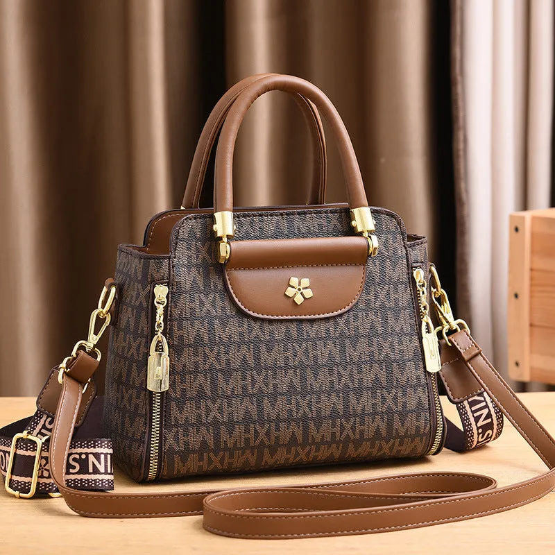 Slouchy Women's Elegant Personalized Printed Fashion Shoulder Bags