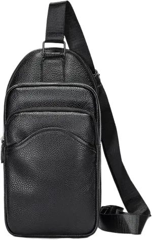Small Backpack Waist Pack Chest Top Layer Cowhide Single Shoulder Crossbody Bag