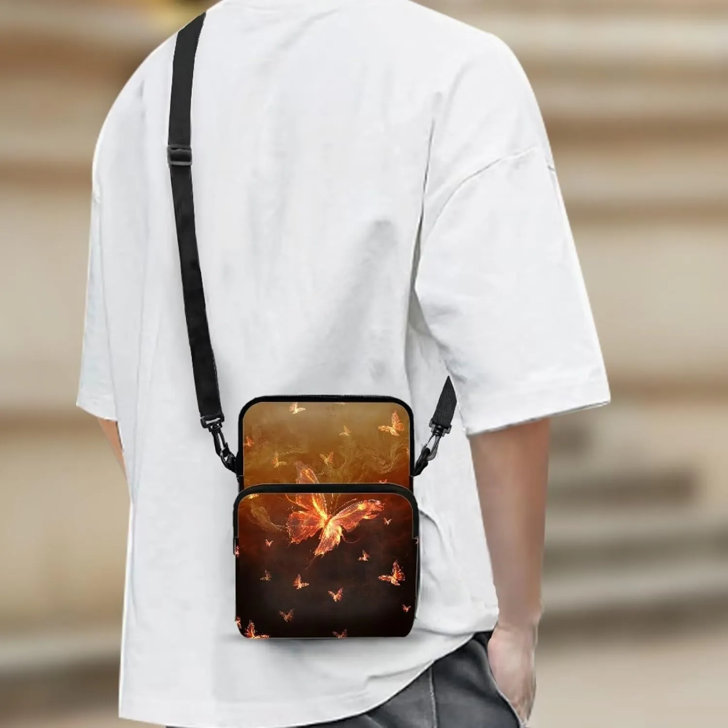 Small Crossbody Bags for Women Men Small Messenger Bag Purses Fanny Pack Wallet Bag Coin Purse Backpack Handbags
