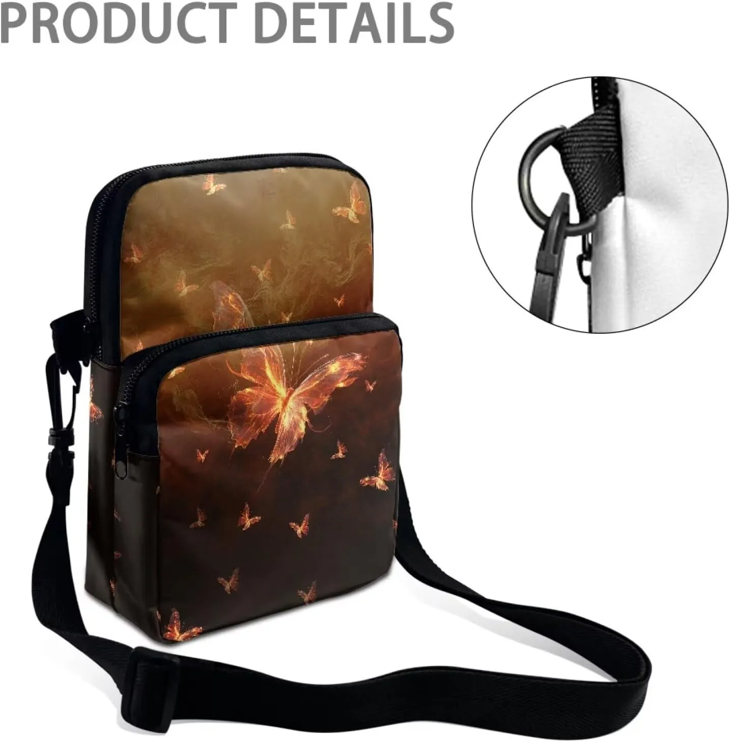 Small Crossbody Bags for Women Men Small Messenger Bag Purses Fanny Pack Wallet Bag Coin Purse Backpack Handbags