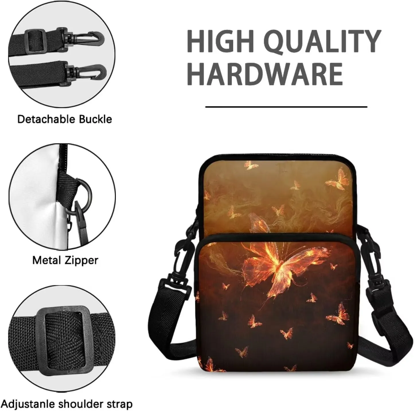 Small Crossbody Bags for Women Men Small Messenger Bag Purses Fanny Pack Wallet Bag Coin Purse Backpack Handbags