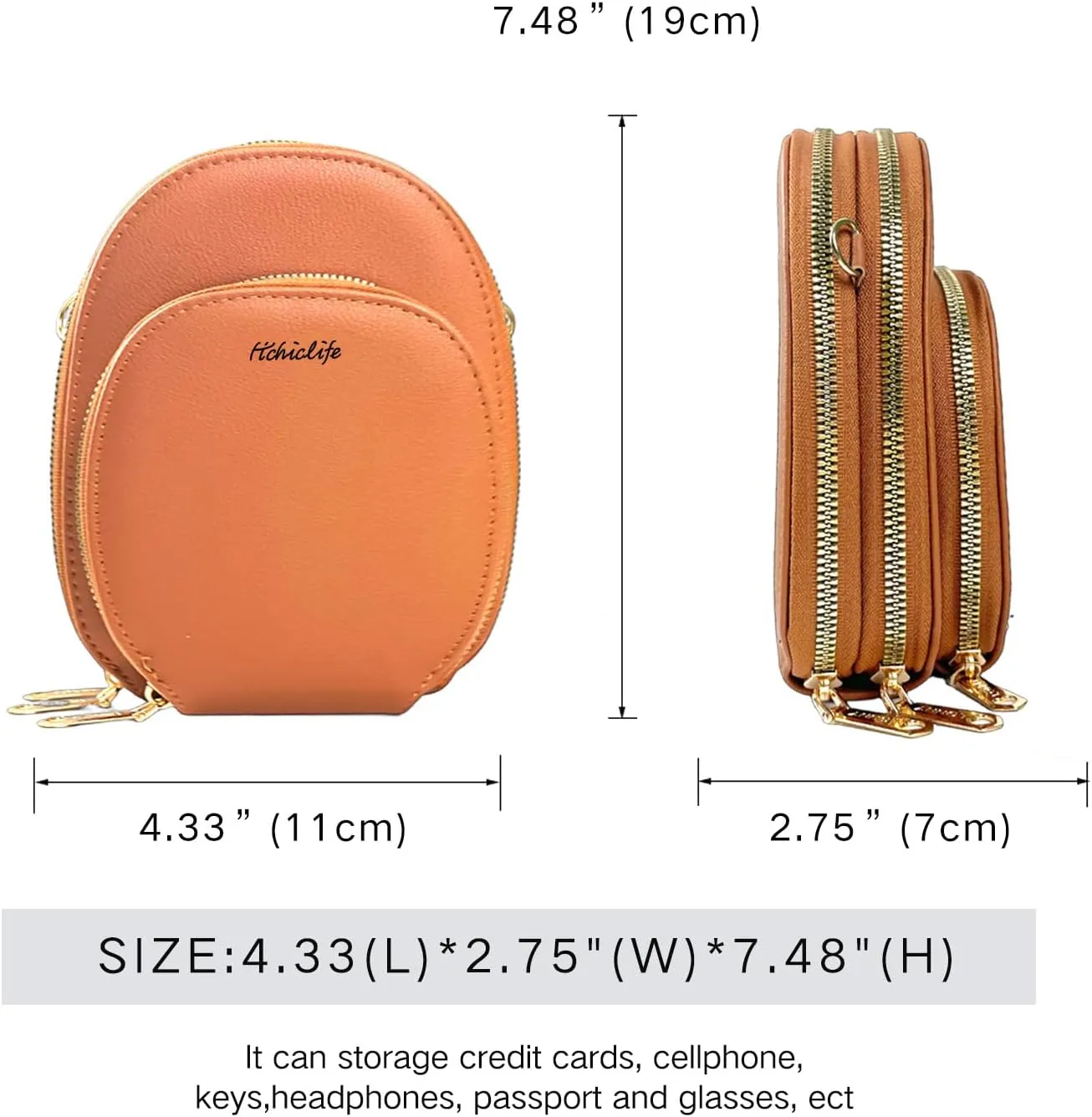 Small Crossbody Bags for Women Trendy Cell Phone Purse Wallet