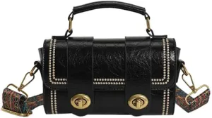 Small Crossbody Bags for Women Vintage Hobo Shoulder Handbag with Guitar Strap Crossbody Mobile Phone Purse