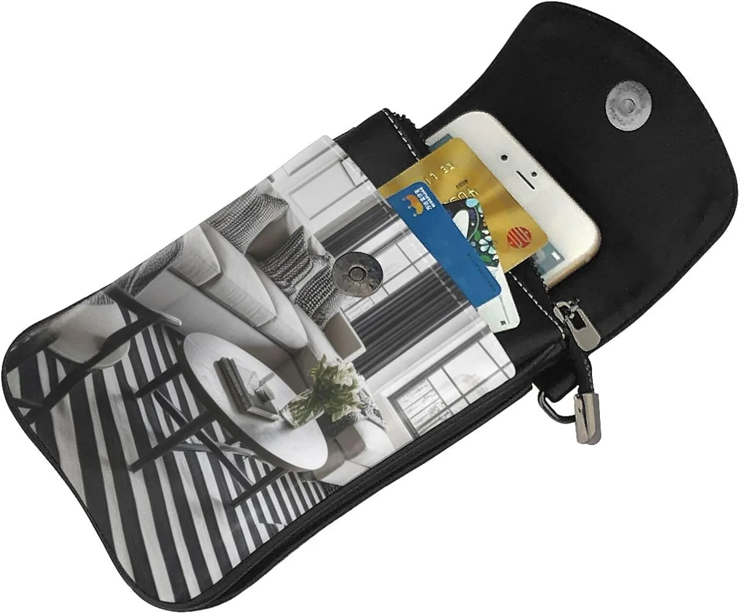 Small Crossbody Bags for Women,Leather Shoulder Bag for Cell Phone Purse with Strap and Camo Printed