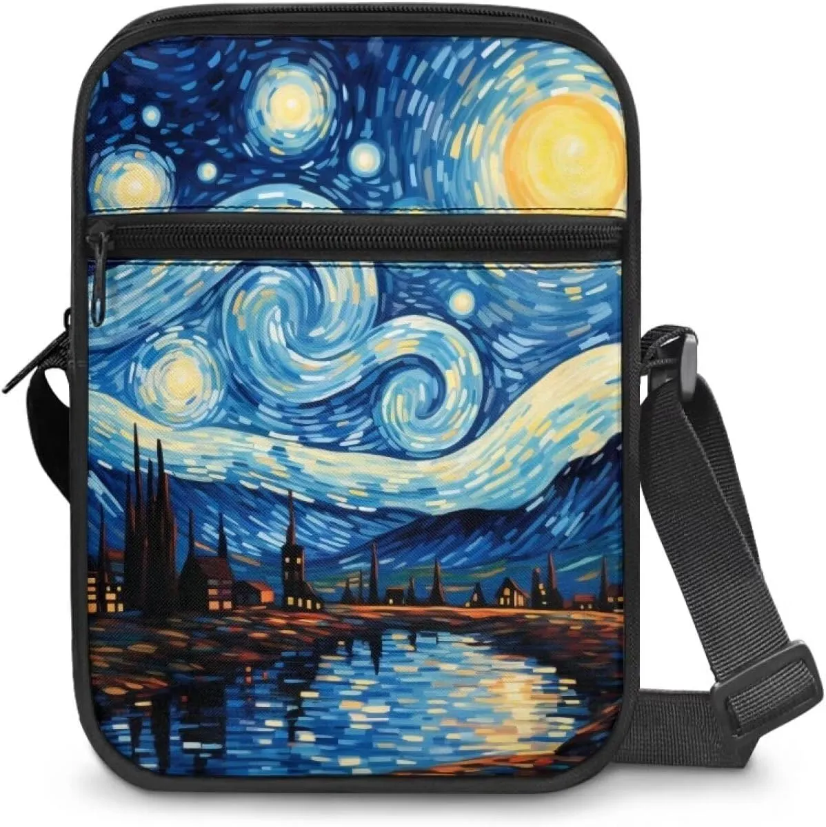 Small Messenger Bag Purse Crossbody Bag with Adjustable Strap for Women Men for Travel Outdoor Sports