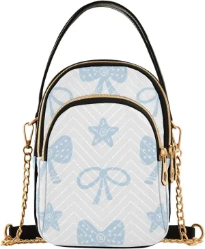 Small Phone Purse Crossbody Cell Phone Purse Phone Wallet Bag with Zipper Pockets Shoulder Strap Handle for Women Daisy