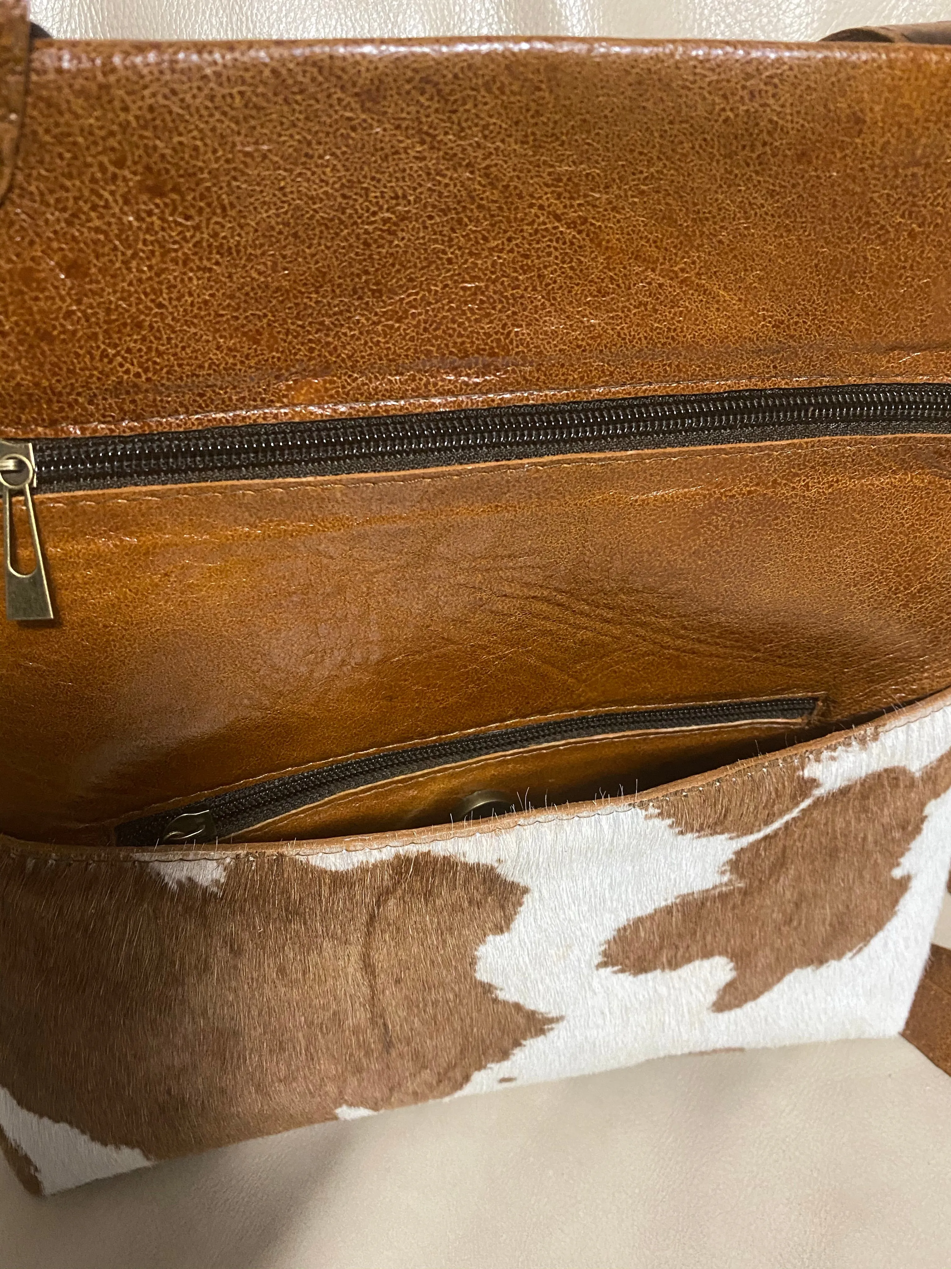 Sophisticated Cowhide Backpack