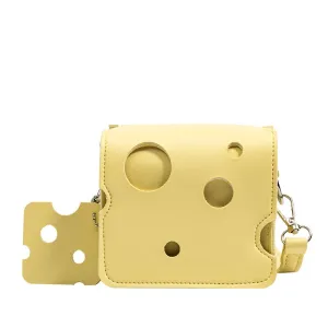 Square Cheese Fashionable Personality Crossbody Bag(17042)