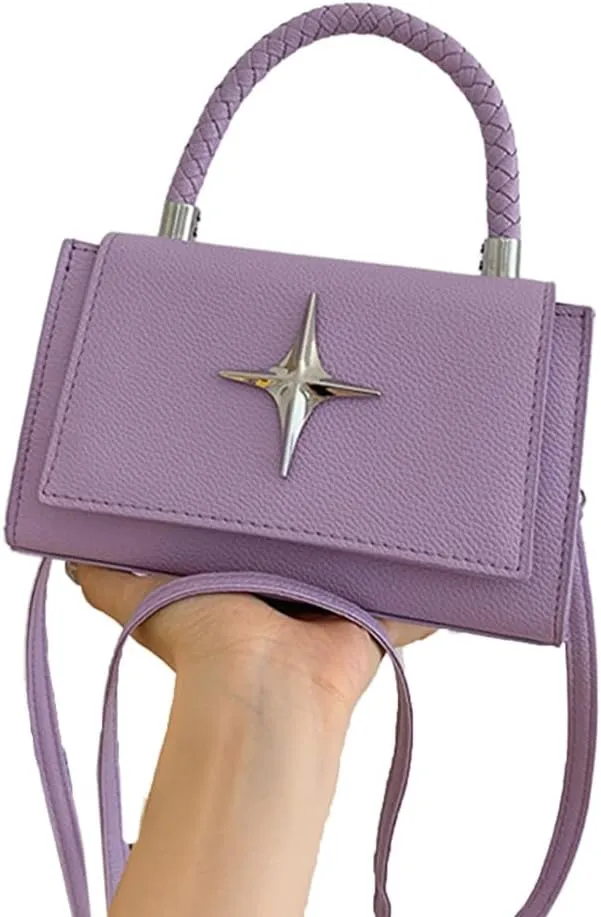 Stylish Small Square Handbag PU Shoulder Bag Elegant & Versatile Crossbody Bag Minimalists for Fashionable Women