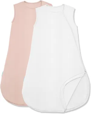 Supersoft Sleep Sack 0.5 TOG, Premium Bamboo Viscose Sleeping Bag Thin Baby Wearable Blanket 2-Way Zipper Sleep Sack