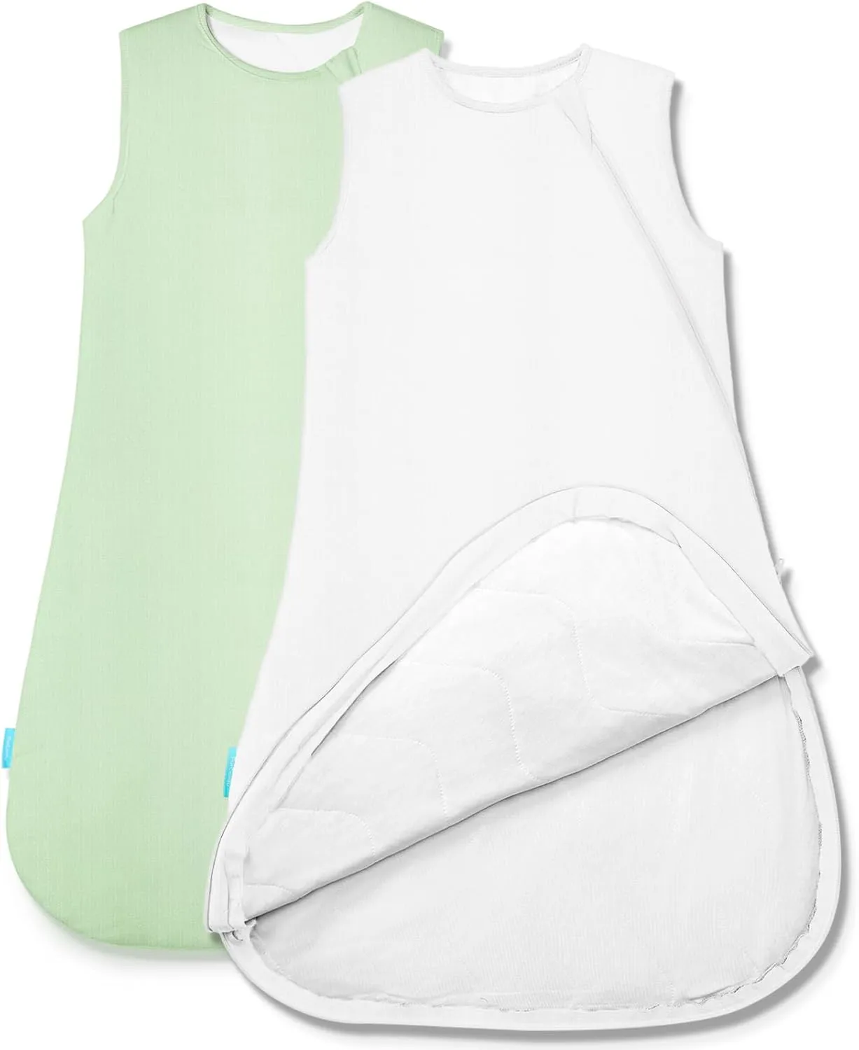 Supersoft Sleep Sack 1.0 TOG, Premium Bamboo Viscose Baby Sleeping Bag 2-Way Zipper Sleep Sack Baby Wearable Blanket