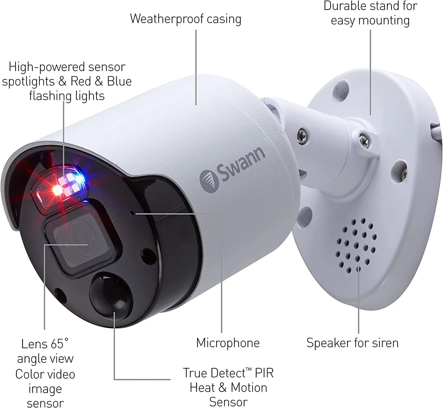 Swann 12MP Security Camera System, 16 Channel NVR with 4TB, 16 IP Cameras Indoor Outdoor Home, 6k Mega HD PoE Wired,Video Analytics, 2-Way Audio, Sirens, Color Night Vision, True Detect, 1690008B8DE