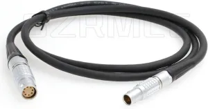 SZRMCC 3 Pin Male to 8 Hole Female Power Cable for Steadicam Zephyr 12V to Arri Alexa Mini/LF/Amira Camera
