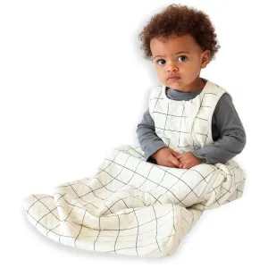 Tealbee Dreambag: Rayon made from Bamboo, Organic Cotton Baby Sleep Sack Universal Fit 6-24 months - 1.2 TOG All Season Baby Wearable Blanket - 2-way zipper - Checkered