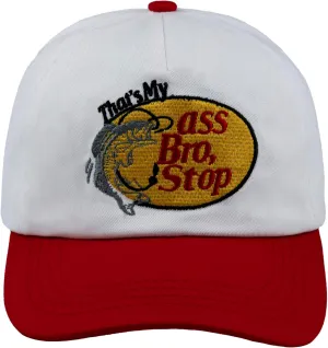That's My Ass Bro,Stop Trucker Cap Embroidery Fishing Foam Mesh Hat - Funny Naughty Snapback Truck Hat Baseball Cap