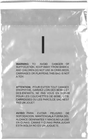 The Boxery 9x12'' Self Seal Clear 1.5Mil Poly Bags with Suffocation Warning for Packaging, Clothing & FBA -Permanent Adhesive - 2,000 Count