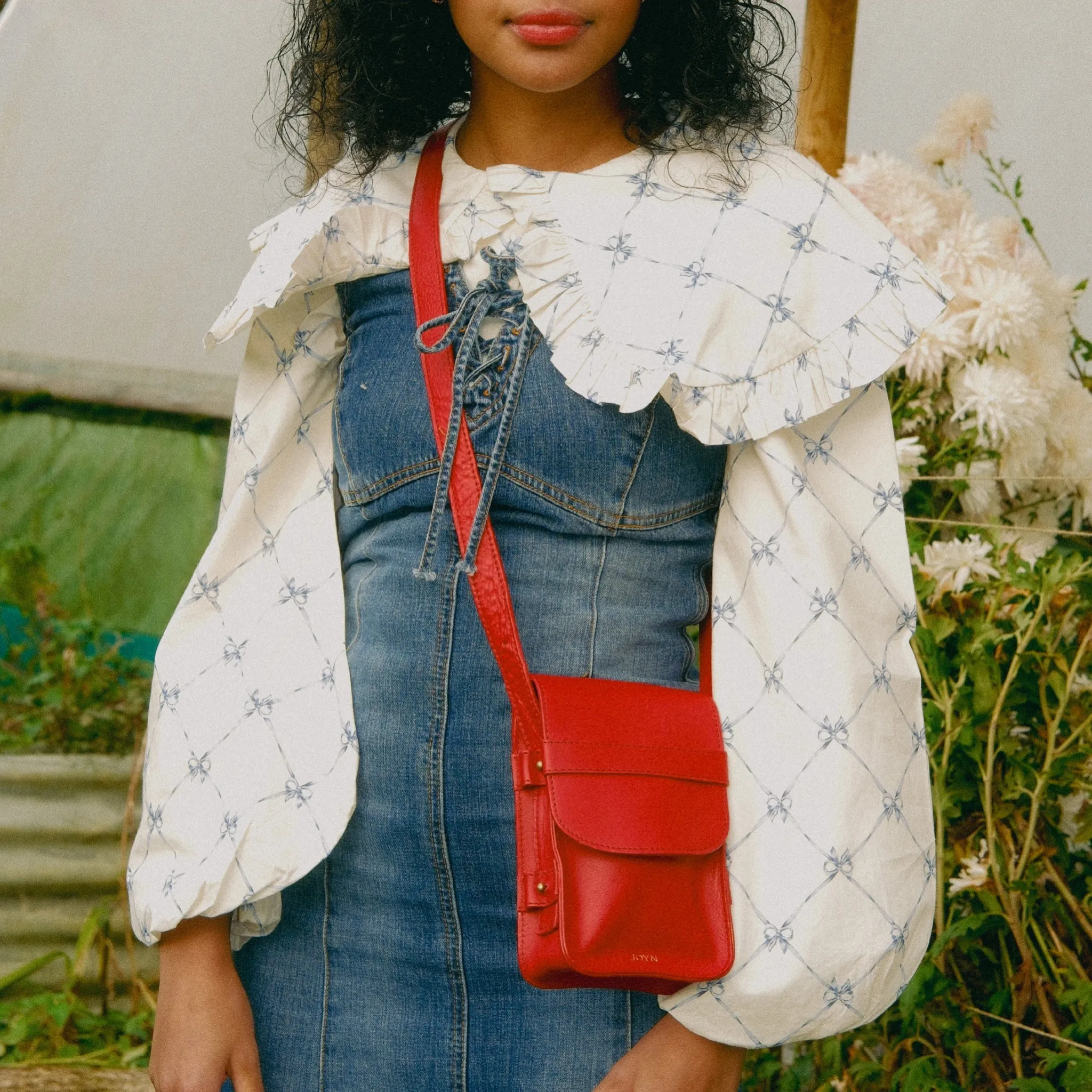 The Boxy Crossbody - Tomato