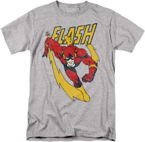 The Flash Lightning Trail Unisex Adult T Shirt for Men and Women