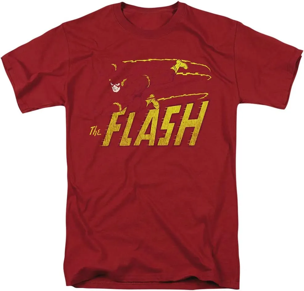 The Flash Speed Distressed Unisex Adult T Shirt for Men and Women