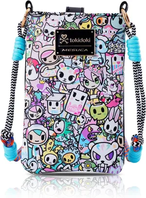 Tokidoki Official Licensed Leather Crossbody Bag with Adjustable Strap Phone Bag Shoulder Bag Coin Purses for Women