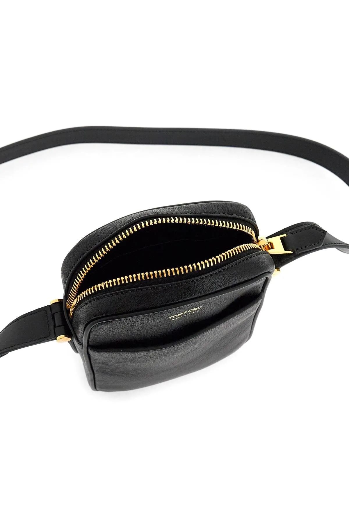 Tom Ford Leather Shoulder Bag With Strap