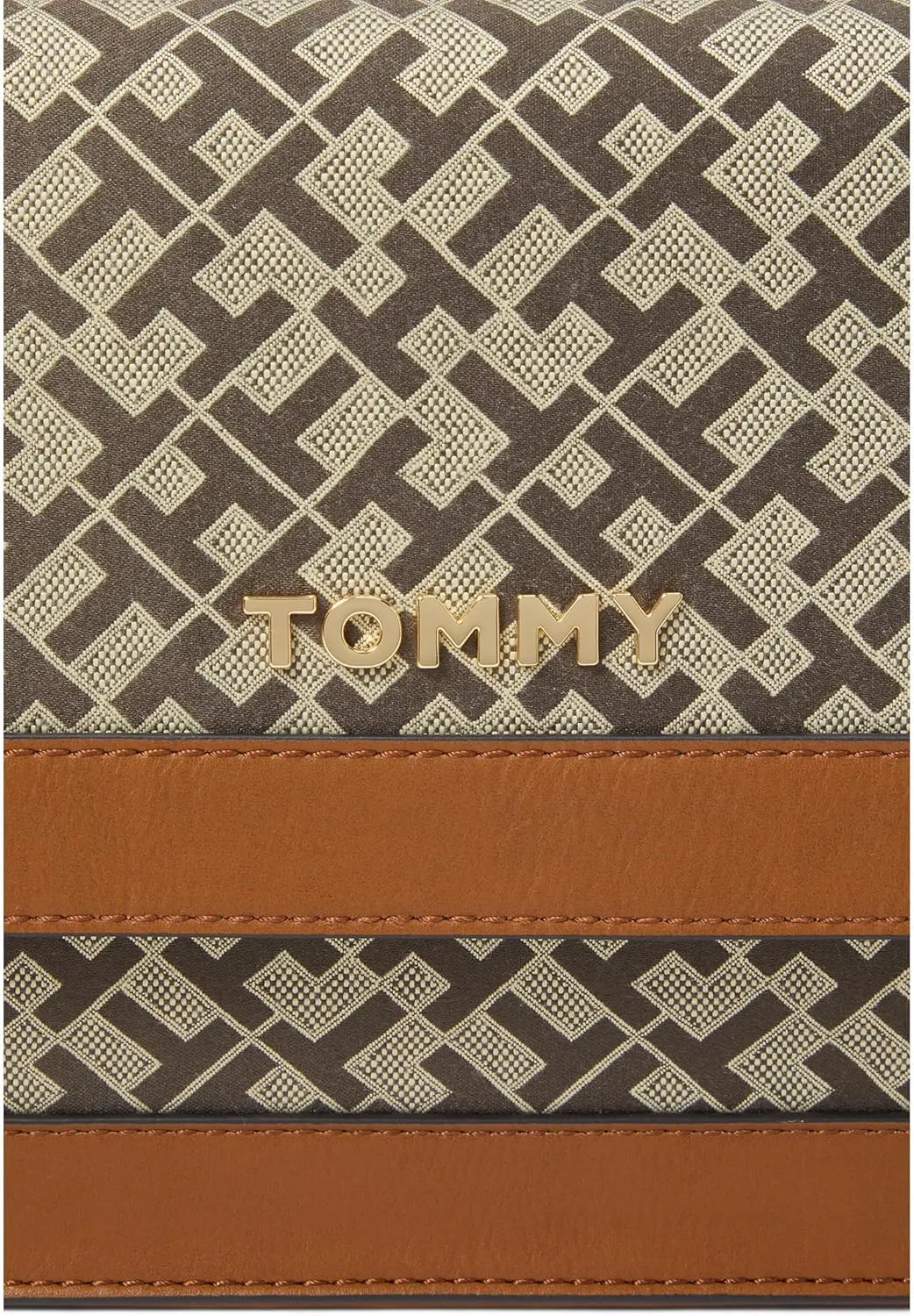 Tommy Hilfiger Lucia Geo Poly Jacquard Top-Handle Crossbody