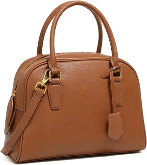 Top Handle Purses Crossbody Bag for Women, Genuine Leather Shoulder Satchel Bag with a strap, Luxury Handbag