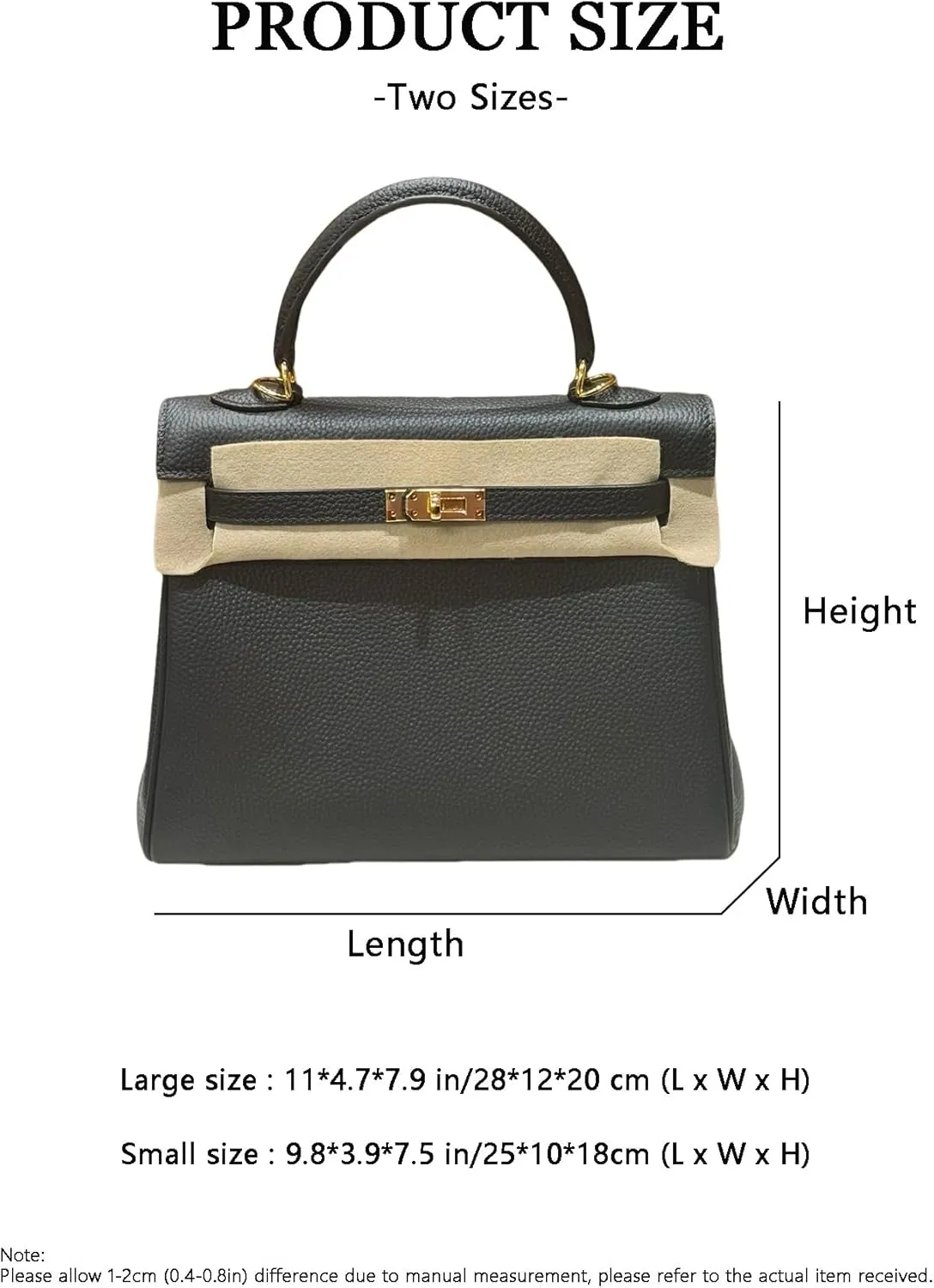 Tote Bag for Women, Genuine Leather Top Handle Handbag, Fashion Vintage Shoulder Bag, Crossbody, With 2 strap.