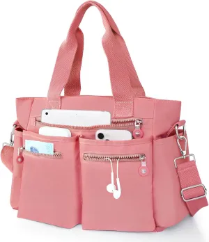 Tote Bag with Zipper Pocket Everything Bag Women Crossbody Shoulder Bags for Travel Work