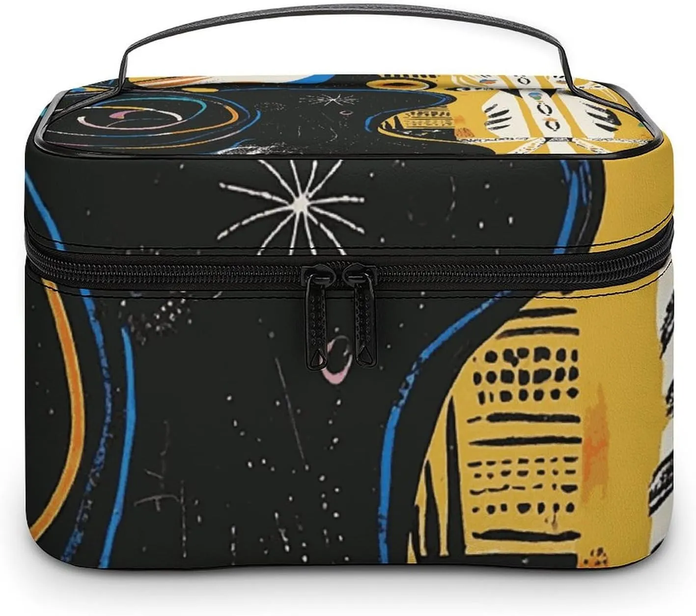 Travel Makeup Bag Taking A Picture of Himself Cosmetic Bags for Women Waterproof Portable Make Up Organizer